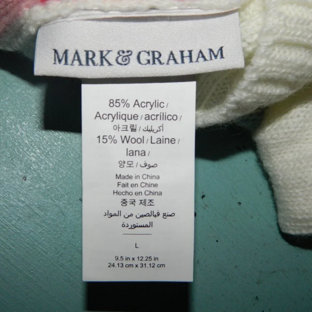 Mark & Graham Fair Isle Christmas Dog Sweater 